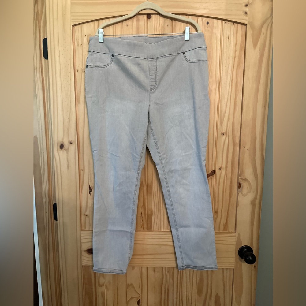 Chicos grey stretch jeans size 16